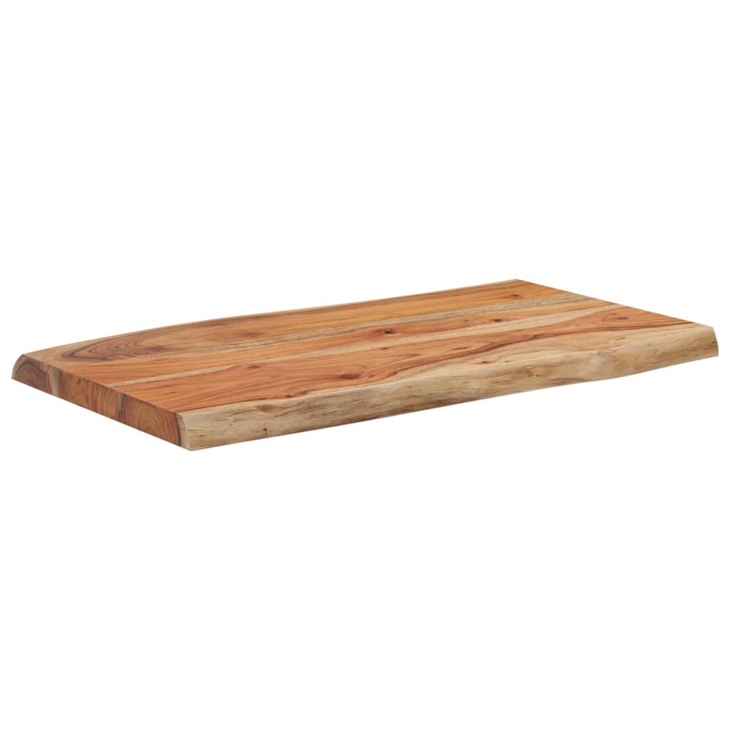 Stolna ploča 70x40x2,5 cm pravokutna bagremovo drvo živi rub
