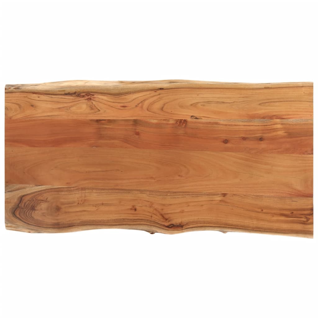 Stolna ploča 80x40x2,5 cm pravokutna bagremovo drvo živi rub