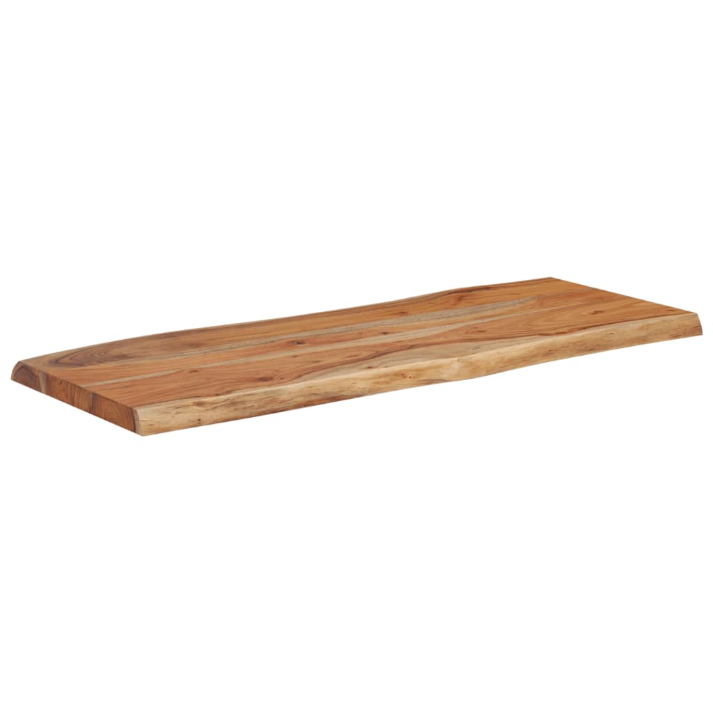 Stolna ploča 90x40x2,5 cm pravokutna bagremovo drvo živi rub