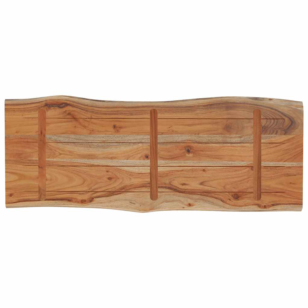 Stolna ploča 100x40x2,5 cm pravokutna bagremovo drvo živi rub