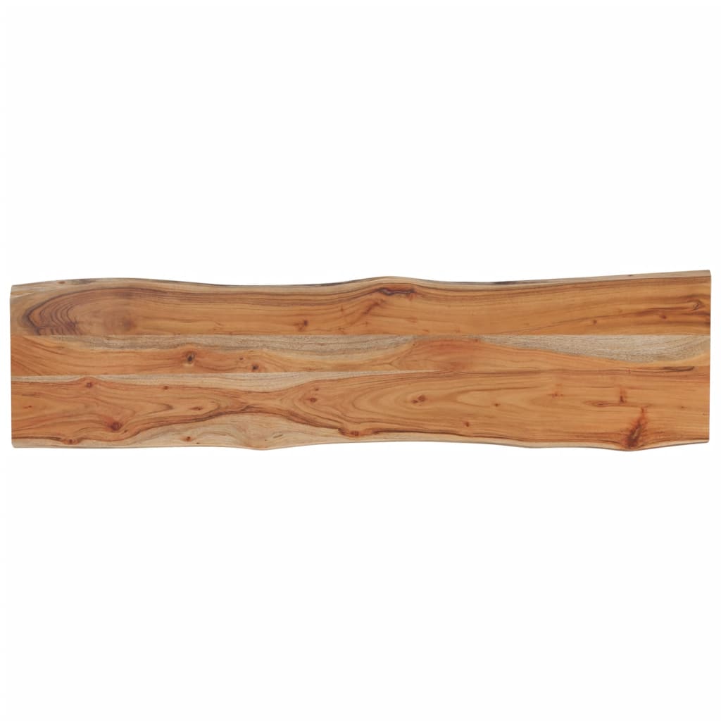 Stolna ploča 180x40x2,5 cm pravokutna bagremovo drvo živi rub