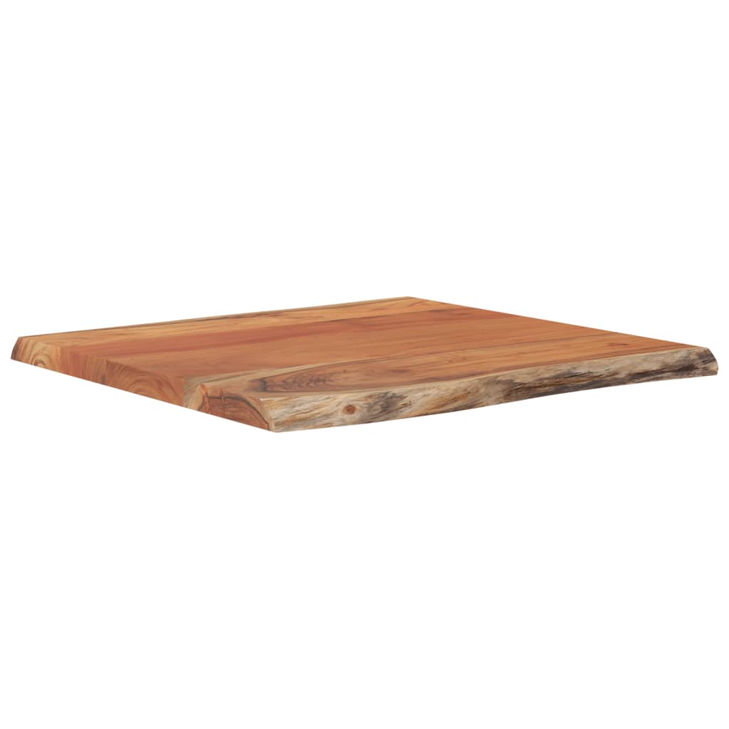 Stolna ploča 60x60x2,5 cm četvrtasta od bagrema sa živim rubom