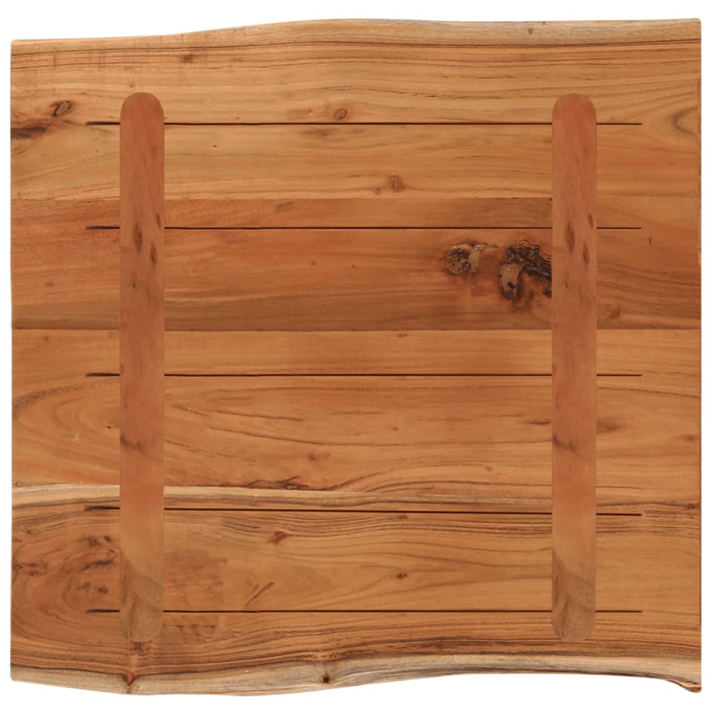 Stolna ploča 60x60x2,5 cm četvrtasta od bagrema sa živim rubom