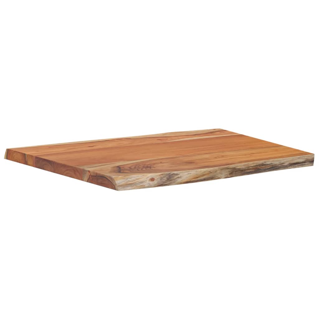 Stolna ploča 70x60x2,5 cm pravokutna bagremovo drvo živi rub