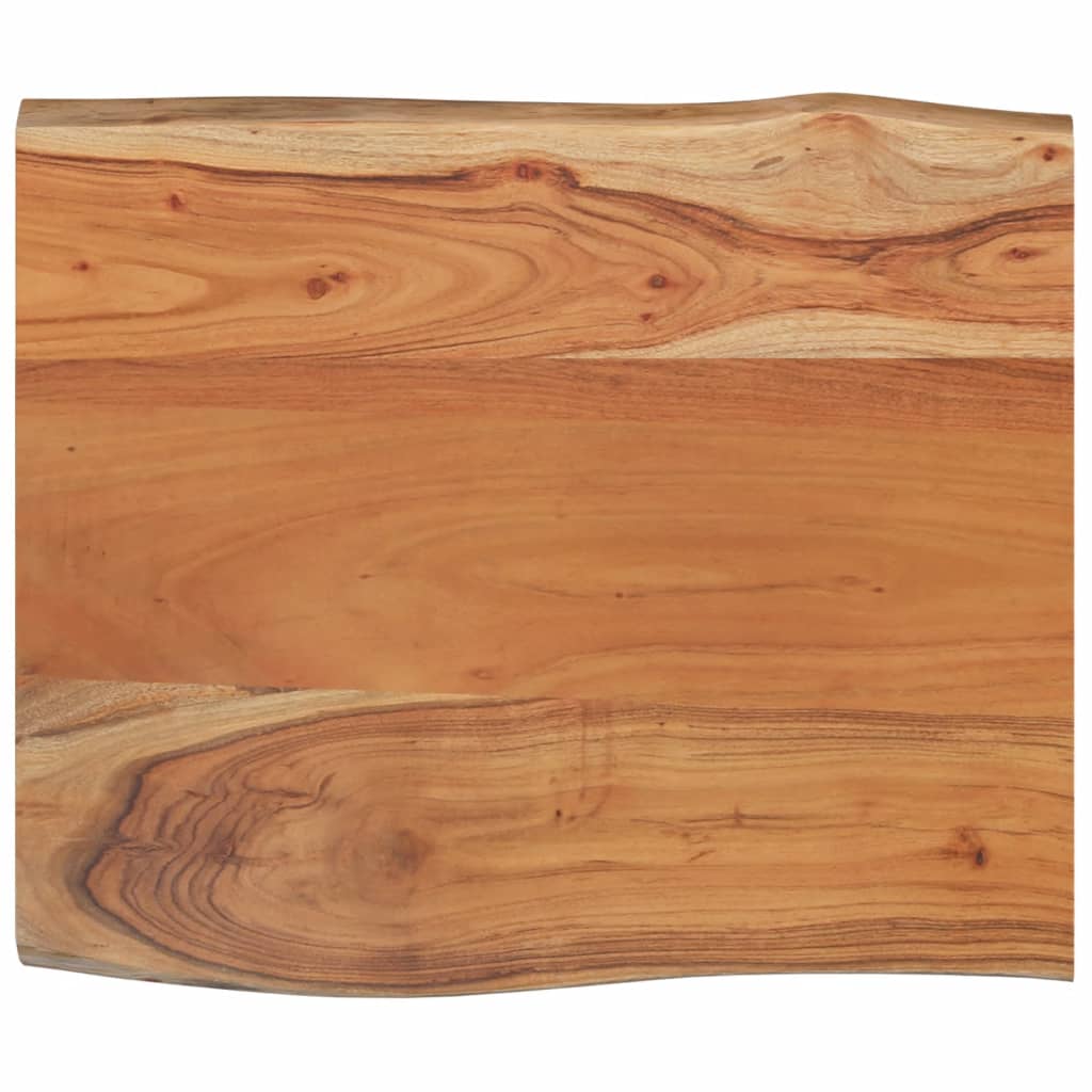 Stolna ploča 70x60x2,5 cm pravokutna bagremovo drvo živi rub