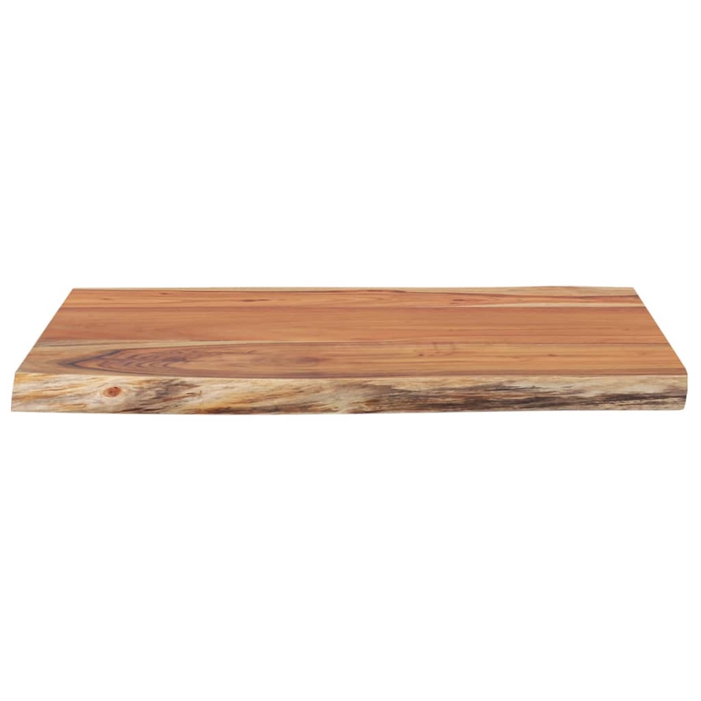 Stolna ploča 70x60x2,5 cm pravokutna bagremovo drvo živi rub