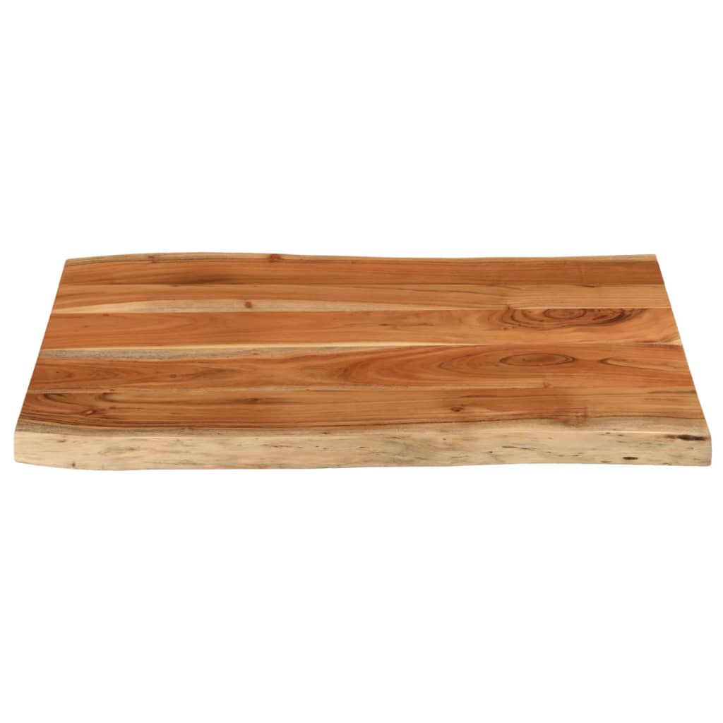 Stolna ploča 90x60x2,5 cm pravokutna bagremovo drvo živi rub