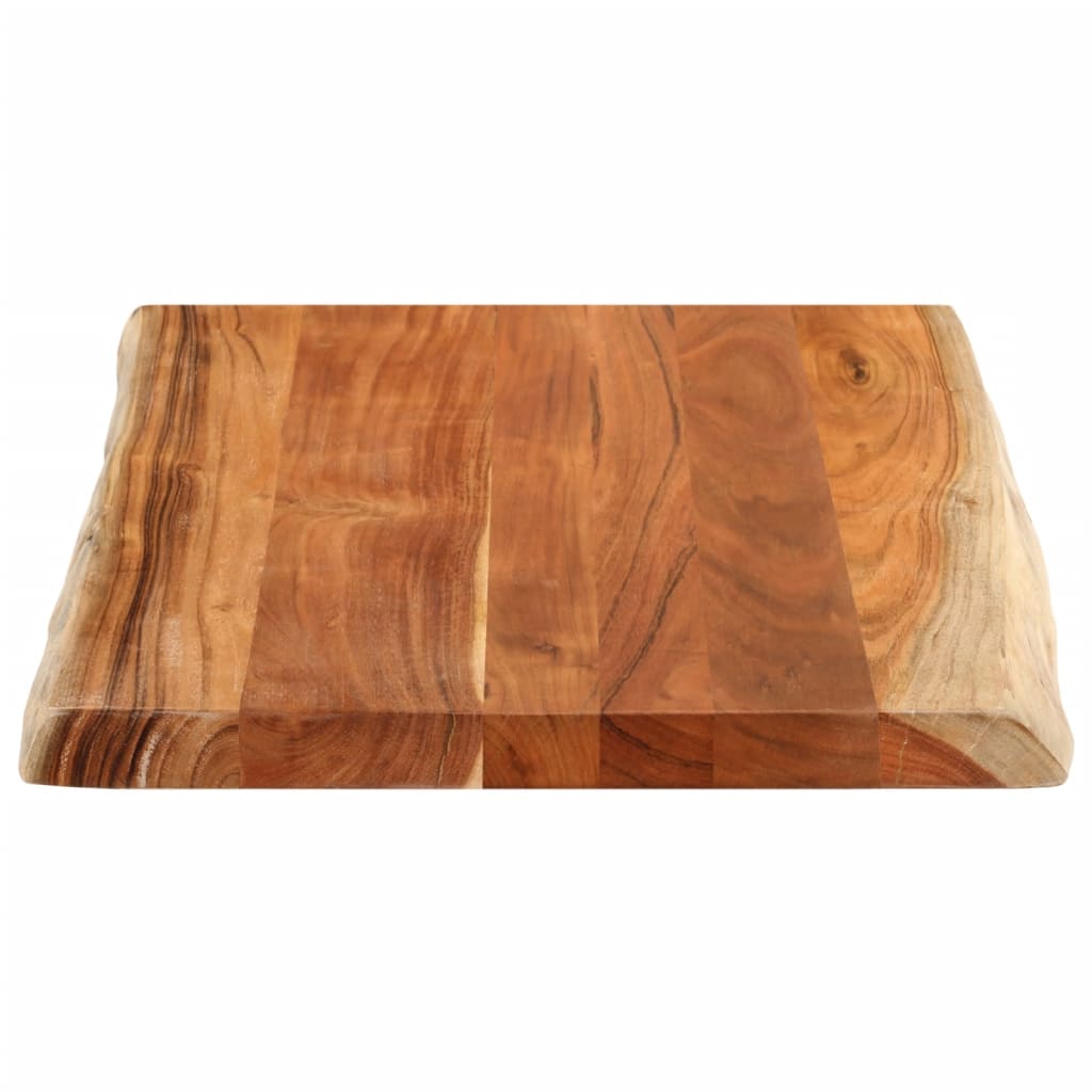 Stolna ploča 90x60x2,5 cm pravokutna bagremovo drvo živi rub