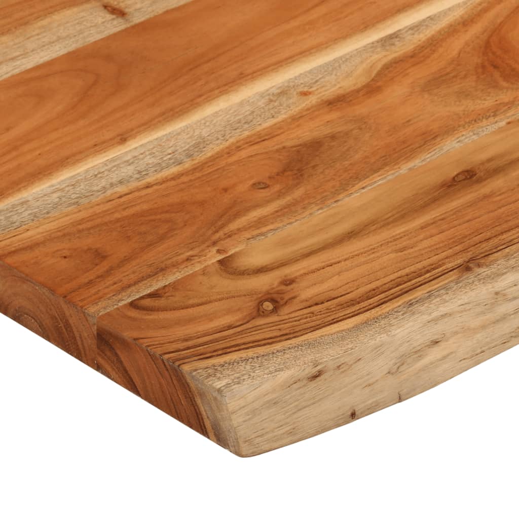 Stolna ploča 90x60x2,5 cm pravokutna bagremovo drvo živi rub