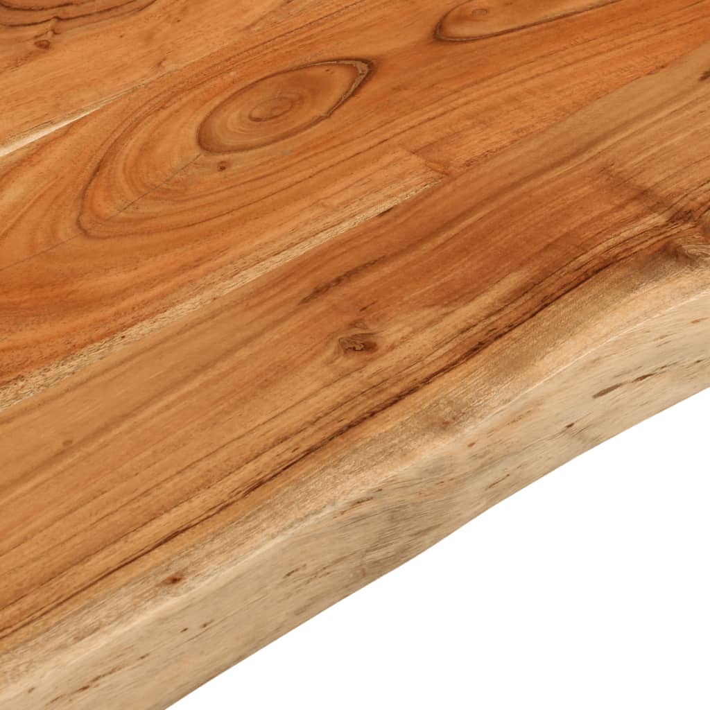 Stolna ploča 90x60x2,5 cm pravokutna bagremovo drvo živi rub