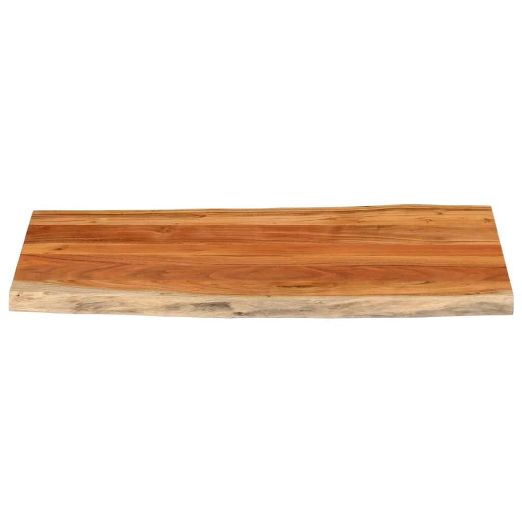 Stolna ploča 100x60x2,5 cm pravokutna bagremovo drvo živi rub