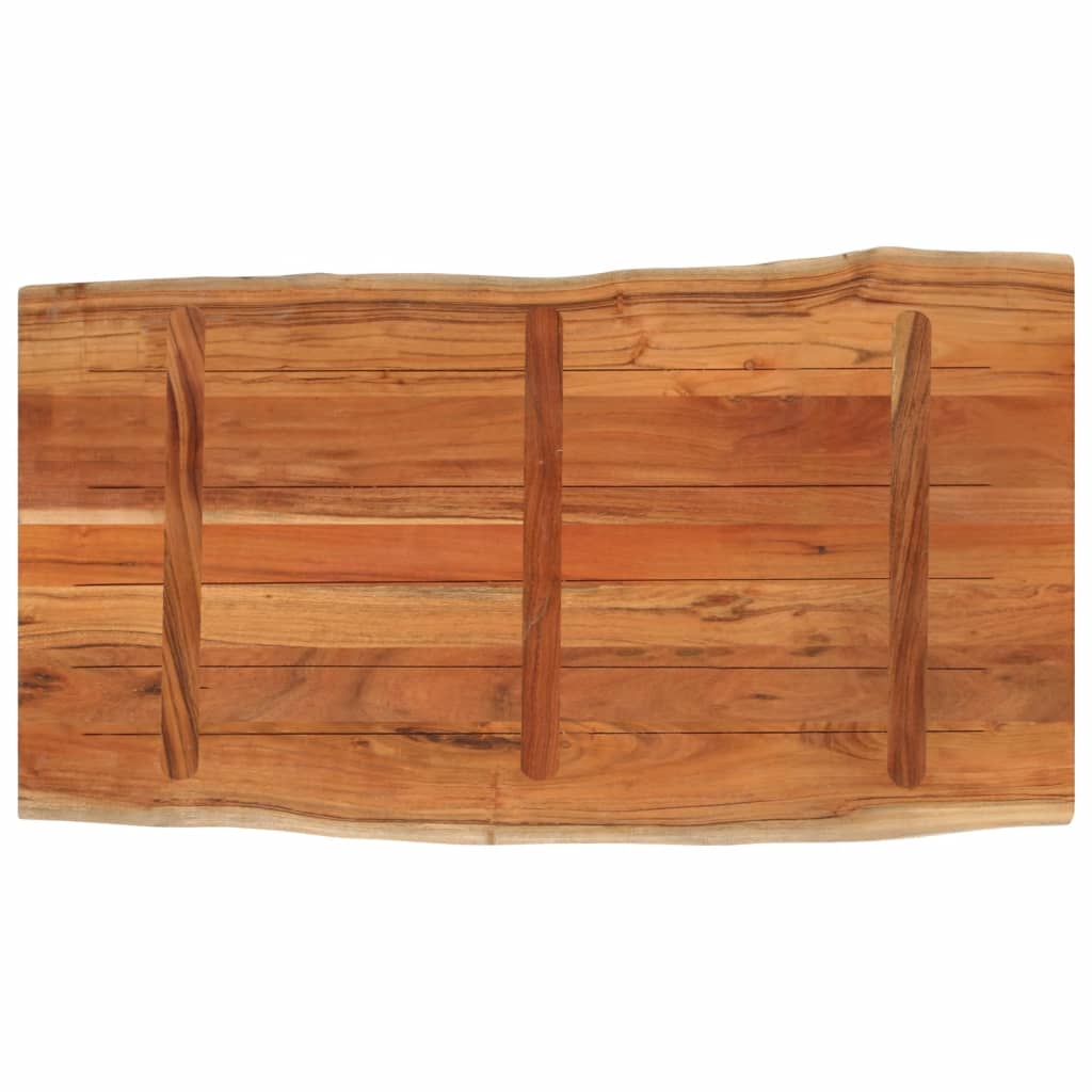 Stolna ploča 110x60x2,5 cm pravokutna bagremovo drvo živi rub