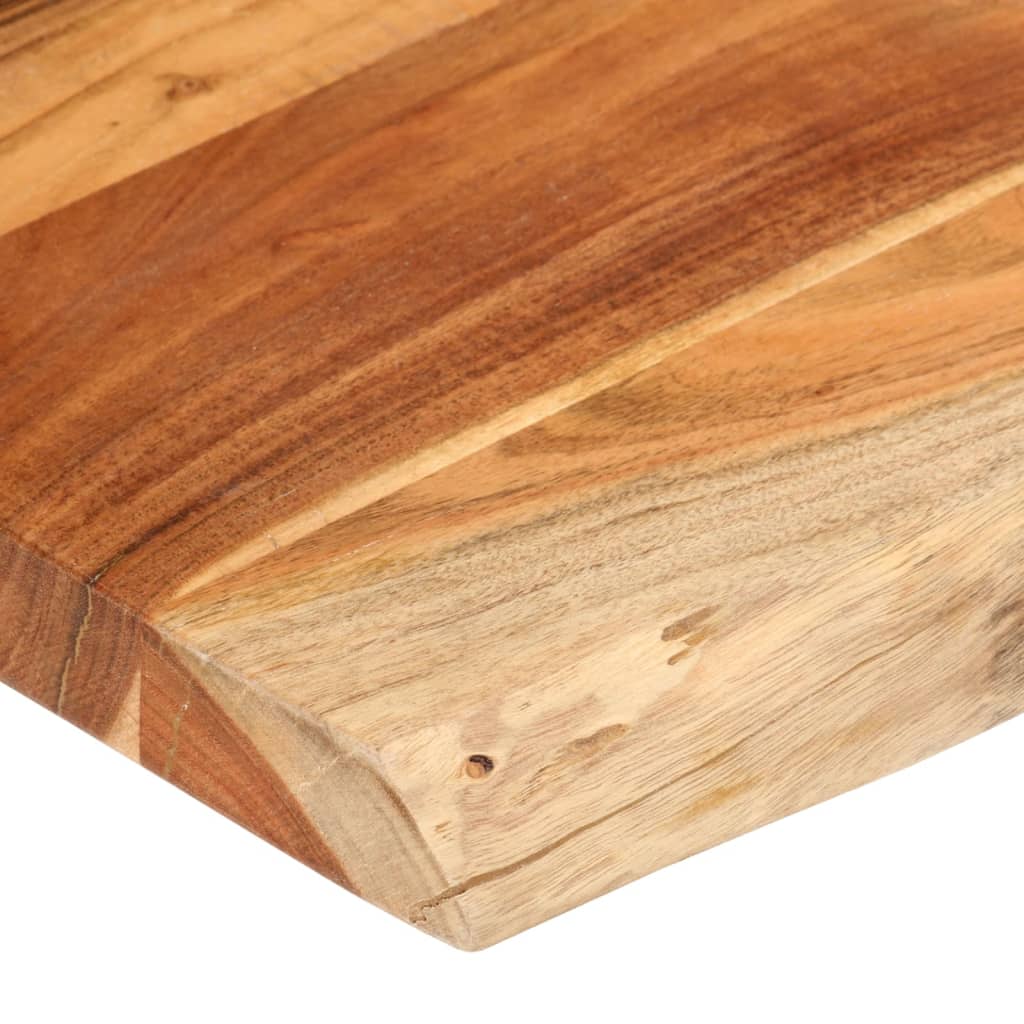 Stolna ploča 100x80x2,5 cm pravokutna bagremovo drvo živi rub