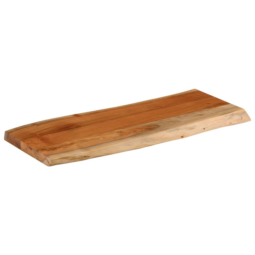 Stolna ploča 90x40x3,8 cm pravokutna bagremovo drvo živi rub