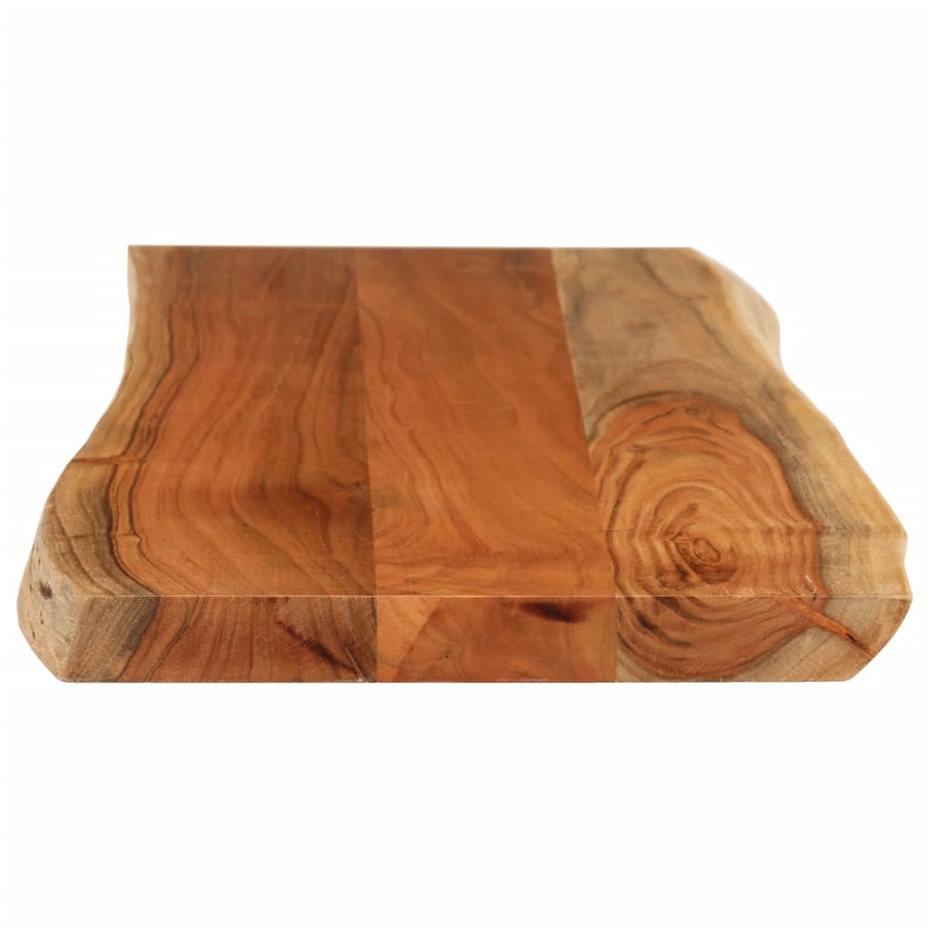 Stolna ploča 90x40x3,8 cm pravokutna bagremovo drvo živi rub