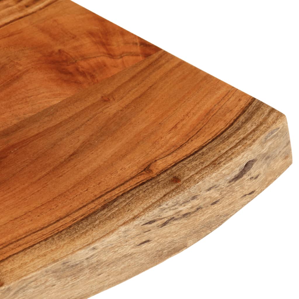 Stolna ploča 90x40x3,8 cm pravokutna bagremovo drvo živi rub