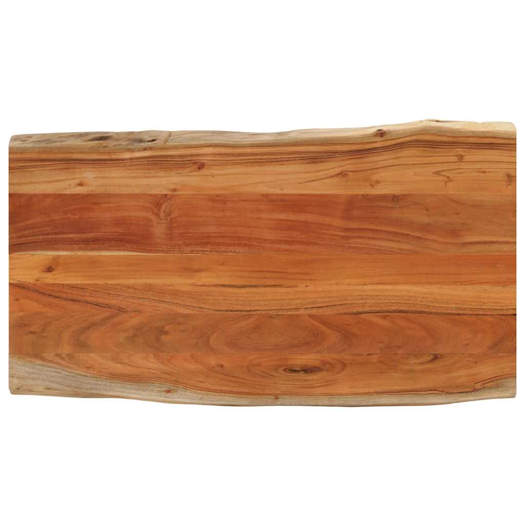 Stolna ploča 100x60x3,8 cm pravokutna bagremovo drvo živi rub
