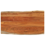 Stolna ploča 100x60x3,8 cm pravokutna bagremovo drvo živi rub