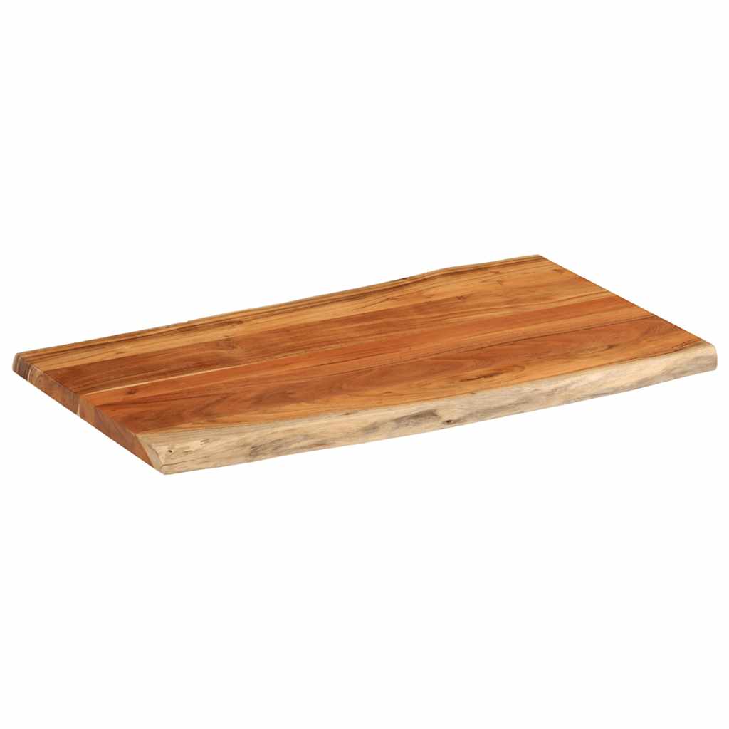 Stolna ploča 100x60x3,8 cm pravokutna bagremovo drvo živi rub