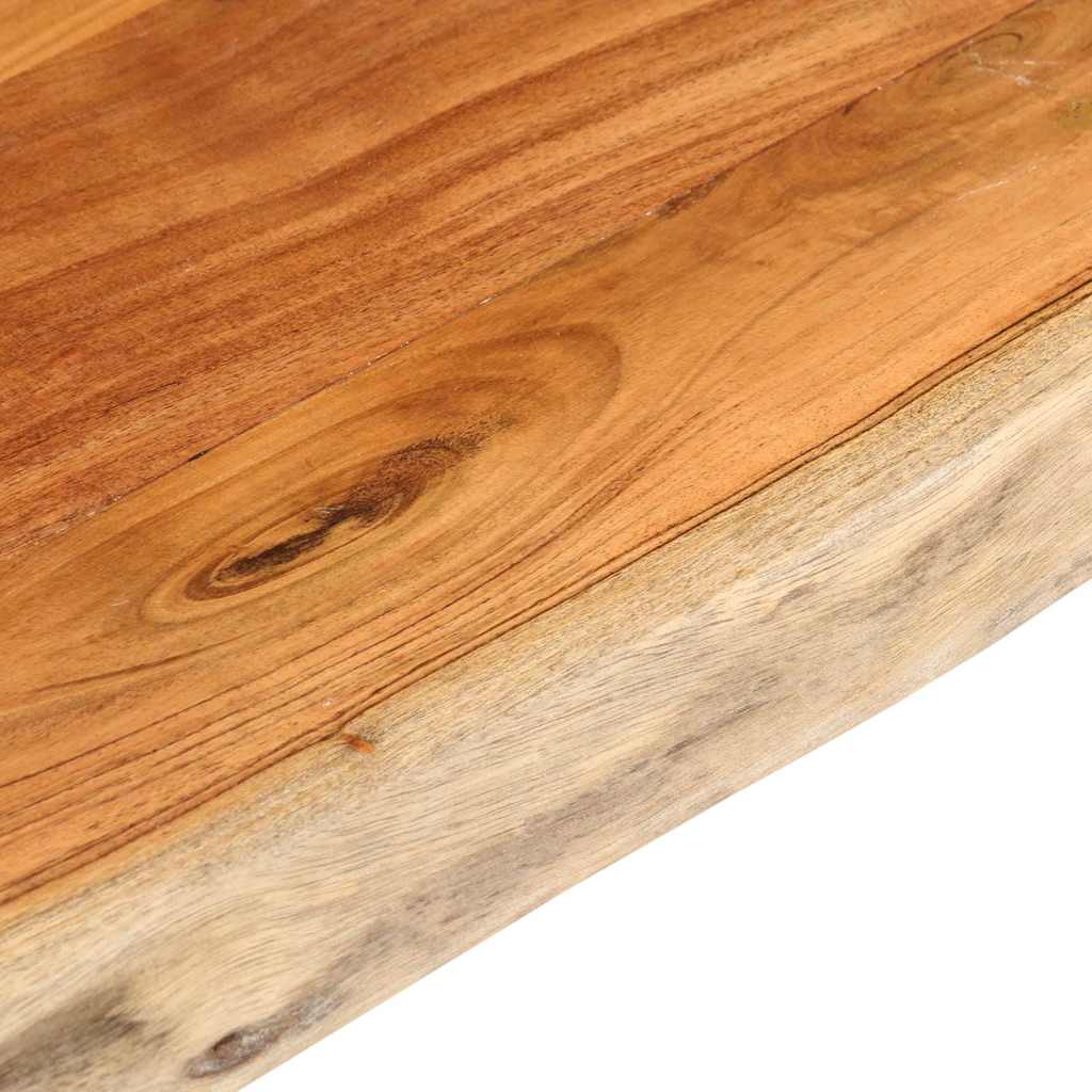 Stolna ploča 100x60x3,8 cm pravokutna bagremovo drvo živi rub
