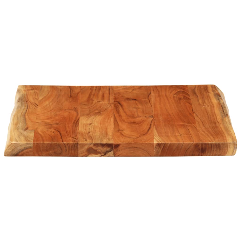 Stolna ploča 80x80x3,8 cm četvrtasta od bagrema sa živim rubom