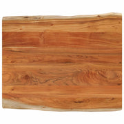 Stolna ploča 100x80x3,8 cm pravokutna bagremovo drvo živi rub