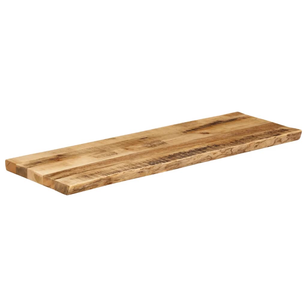 Stolna ploča sa živi rub 110x40x2,5cm masivno grubo drvo manga