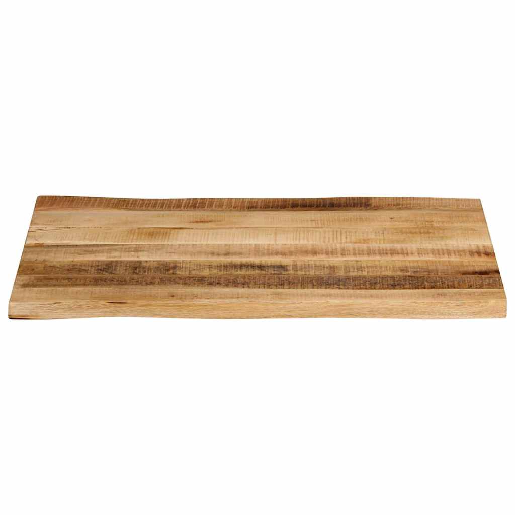 Stolna ploča sa živi rub 80x60x2,5 cm masivno grubo drvo manga