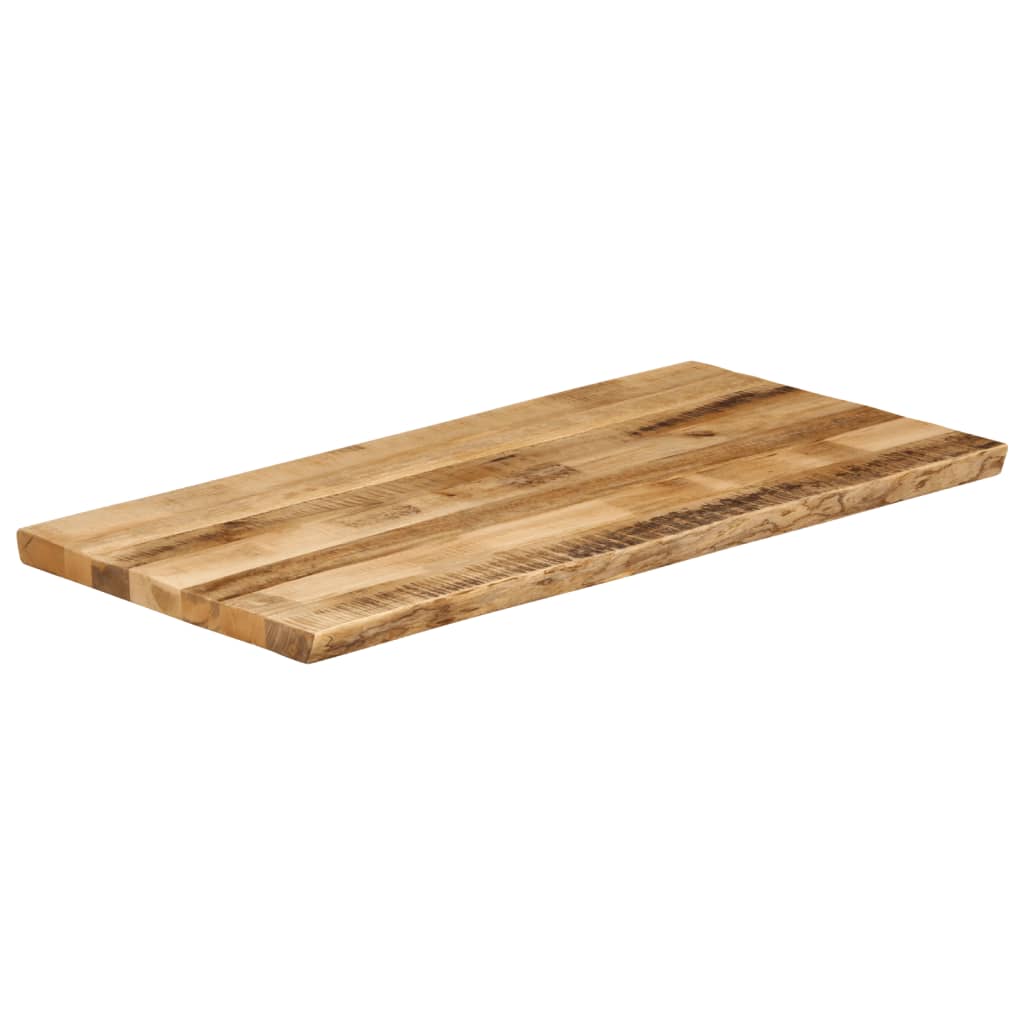 Stolna ploča sa živi rub 110x60x2,5cm masivno grubo drvo manga