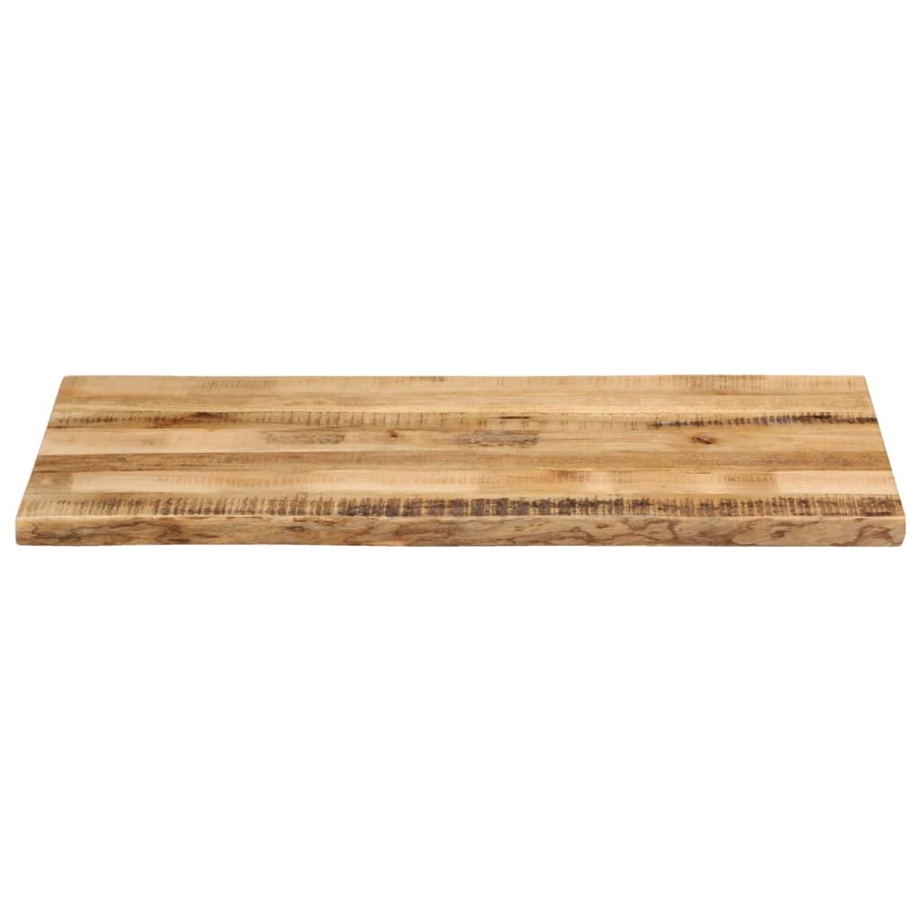 Stolna ploča sa živi rub 110x60x2,5cm masivno grubo drvo manga