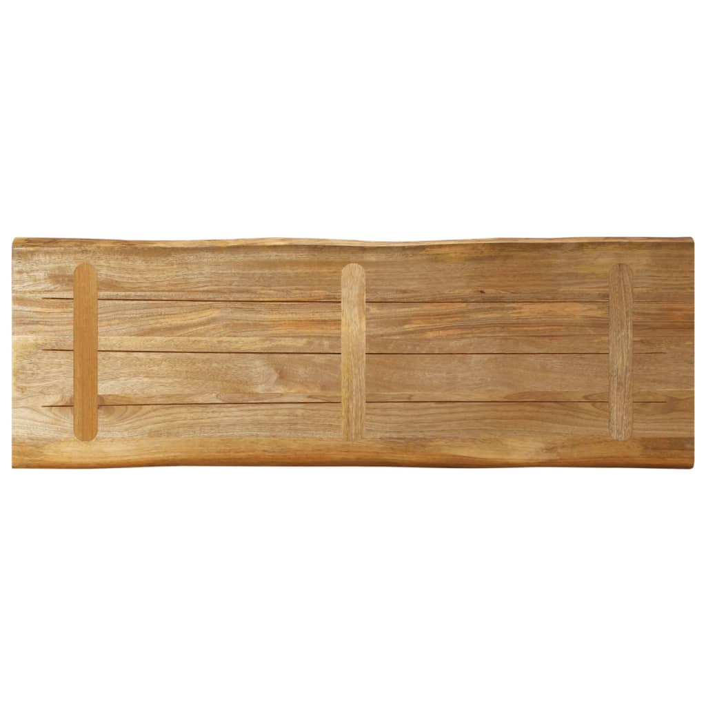 Stolna ploča sa živi rub 110x40x3,8 cm masivno grubo drvo manga
