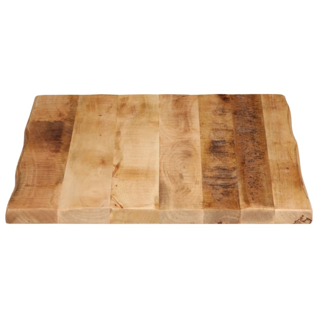 Stolna ploča sa živi rub 90x60x3,8 cm masivno grubo drvo manga