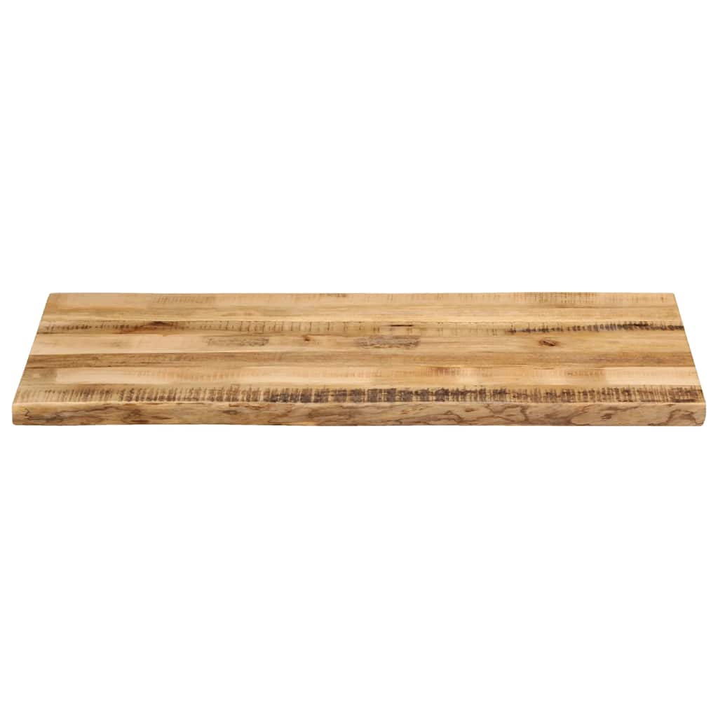 Stolna ploča sa živi rub 100x60x3,8 cm masivno grubo drvo manga