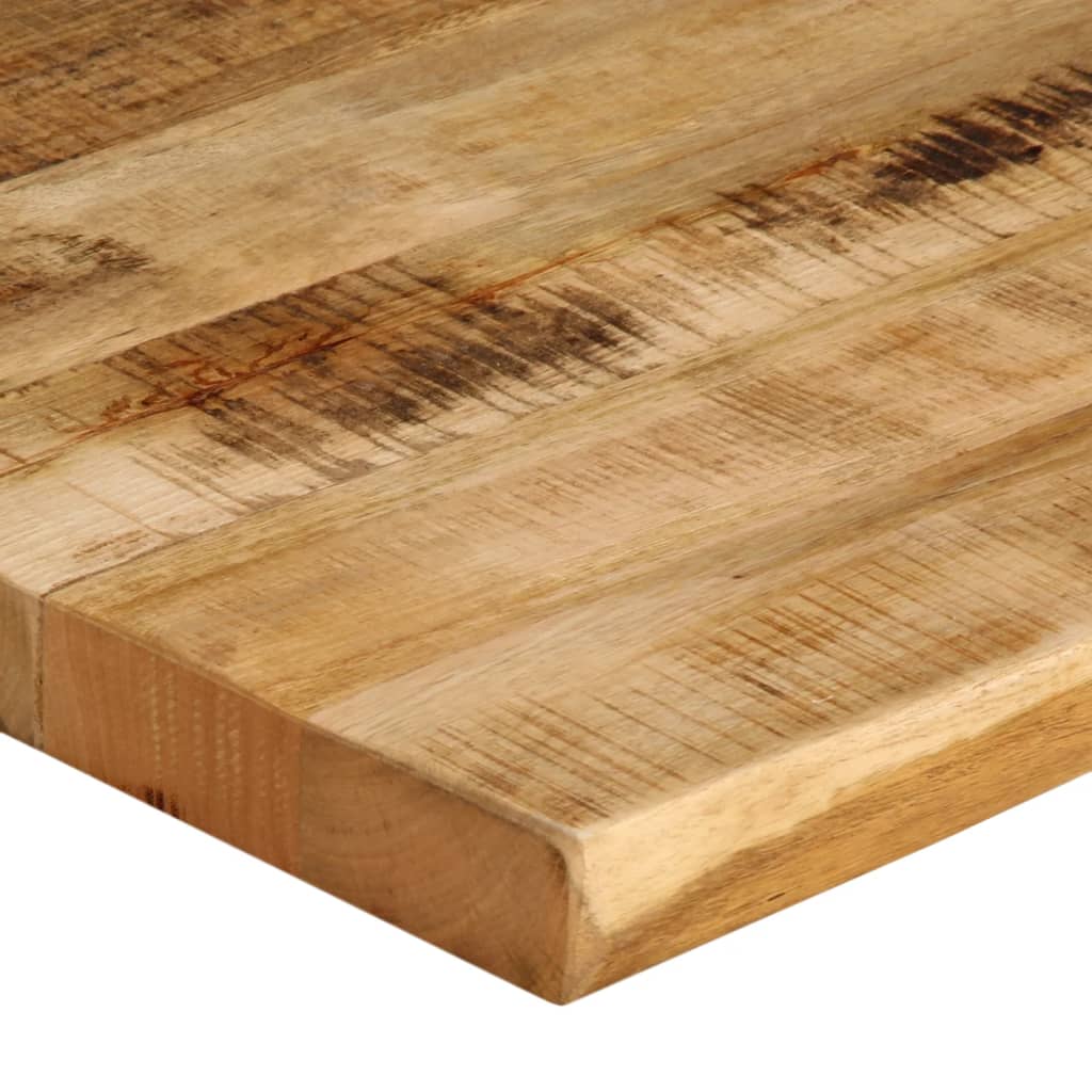 Stolna ploča sa živi rub 80x80x3,8 cm masivno grubo drvo manga