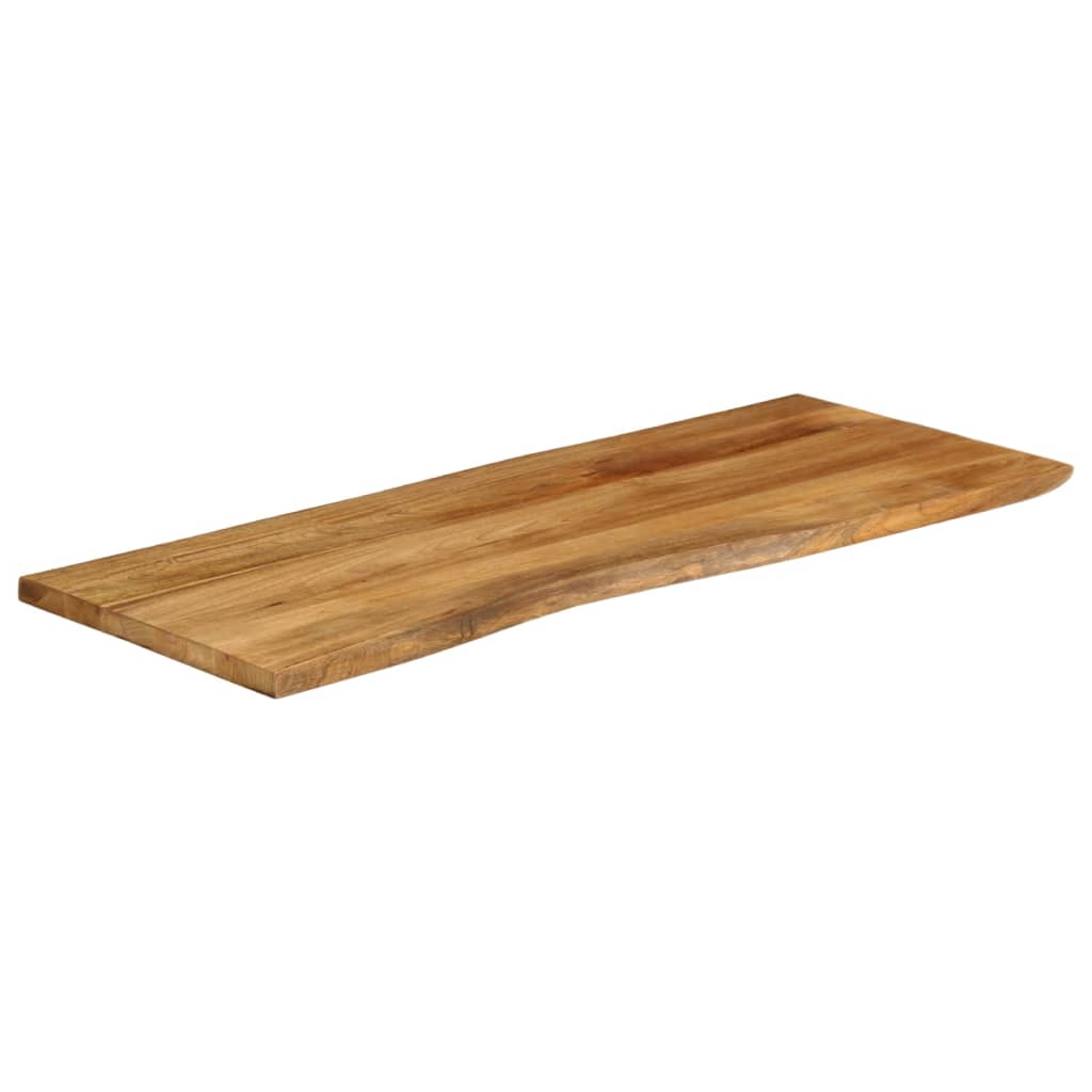 Stolna ploča 140x60x2,5cm od masivnog drva manga sa živim rubom