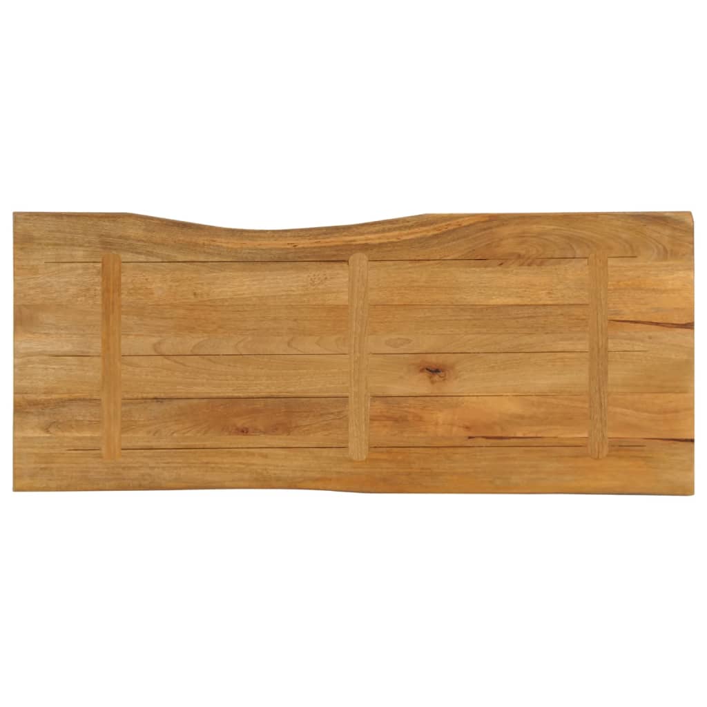 Stolna ploča 140x60x2,5cm od masivnog drva manga sa živim rubom