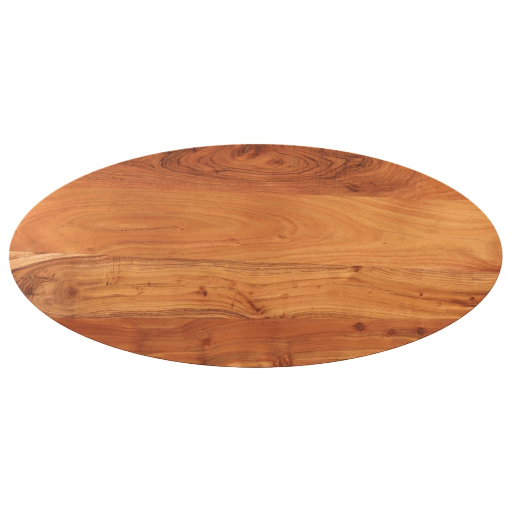 Stolna ploča 100x50x3,8 cm ovalna od masivnog drva bagrema