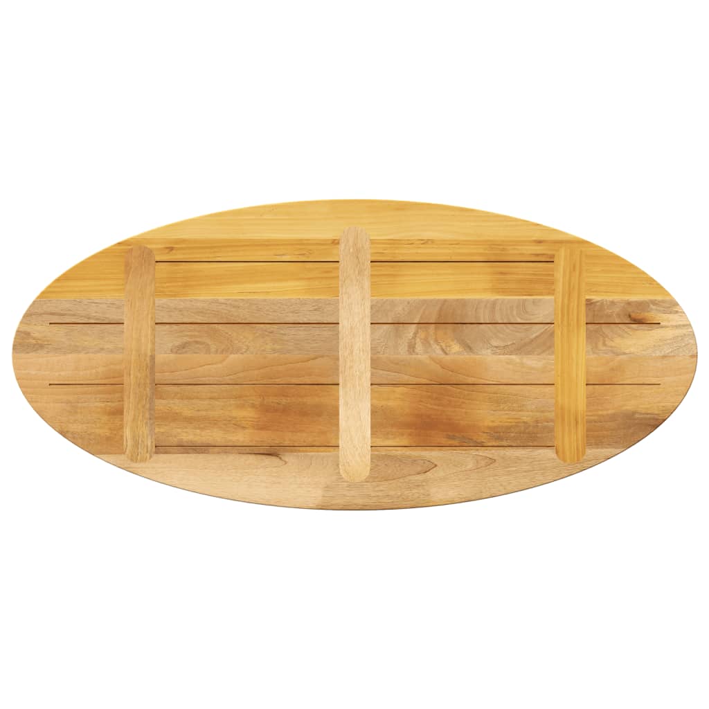 Stolna ploča 100 x 40 x 2,5 cm ovalna od masivnog drva manga