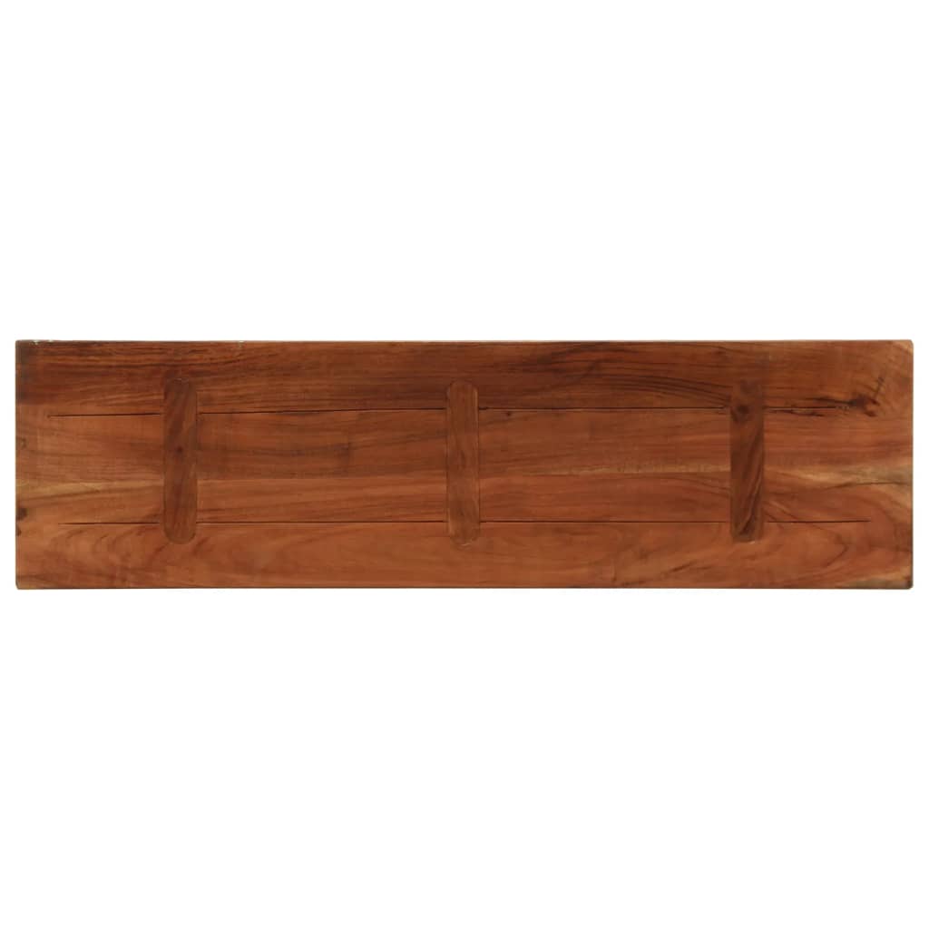 Ploča za stol 110x40x2,5 cm pravokutna masivno obnovljeno drvo