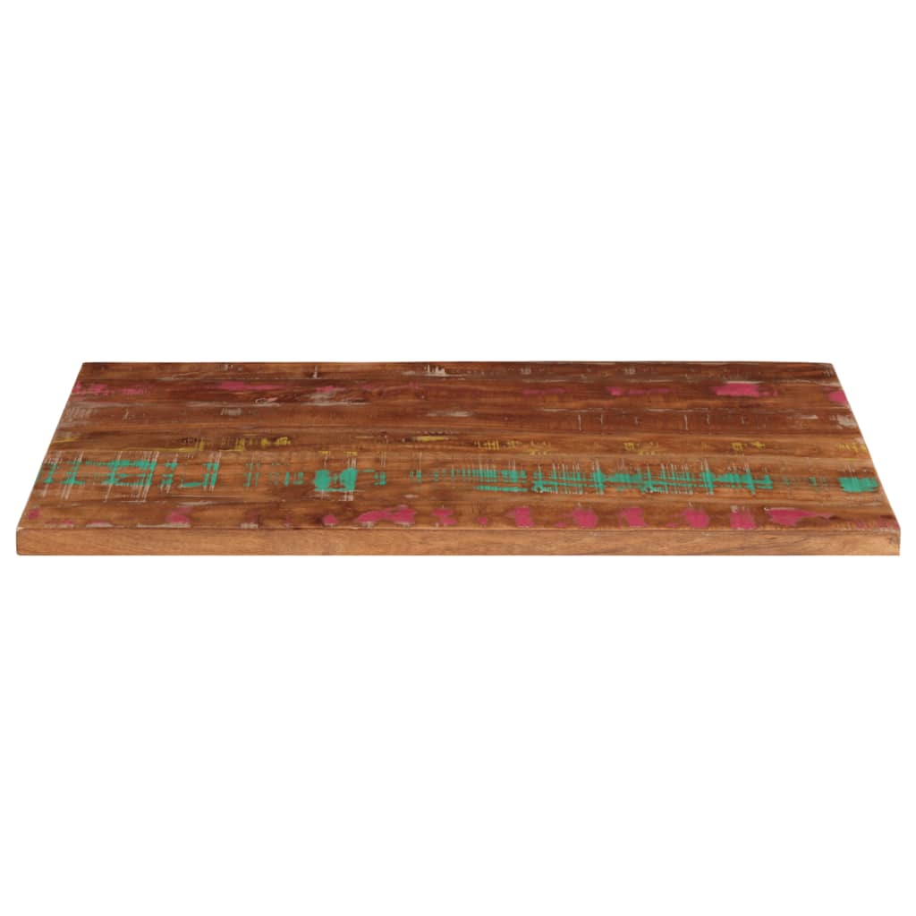 Ploča za stol 120x60x1,5 cm pravokutna masivno obnovljeno drvo