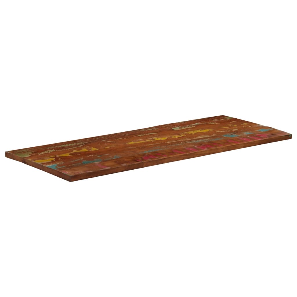 Stolna ploča 140x60x1,5 cm pravokutna masivno obnovljeno drvo