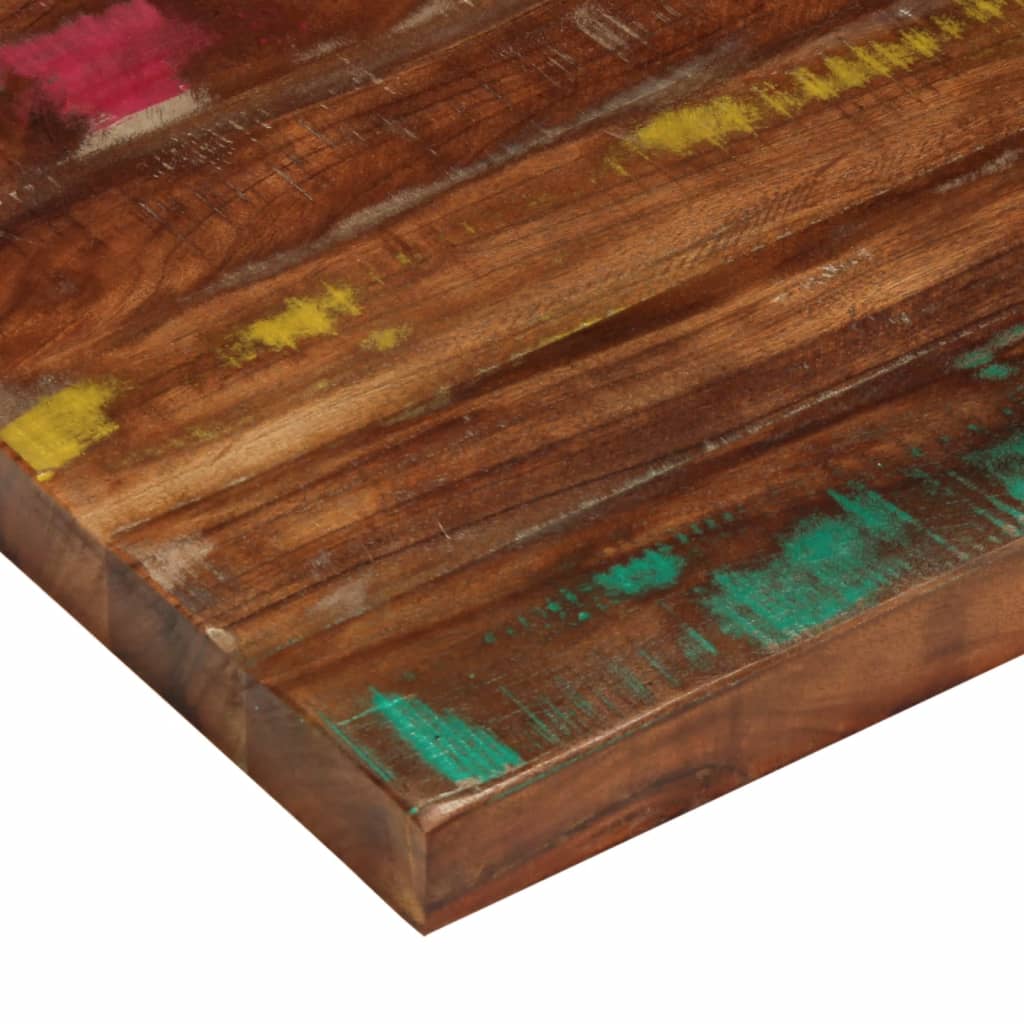 Stolna ploča 70x70x2,5 cm četvrtasta masivno obnovljeno drvo