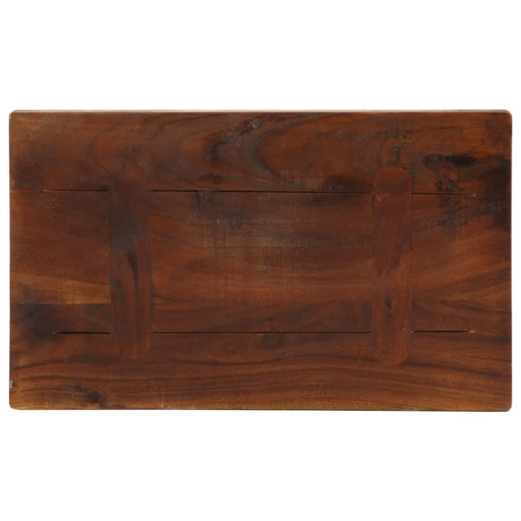 Ploča za stol 50x30x3,8 cm pravokutna masivno obnovljeno drvo