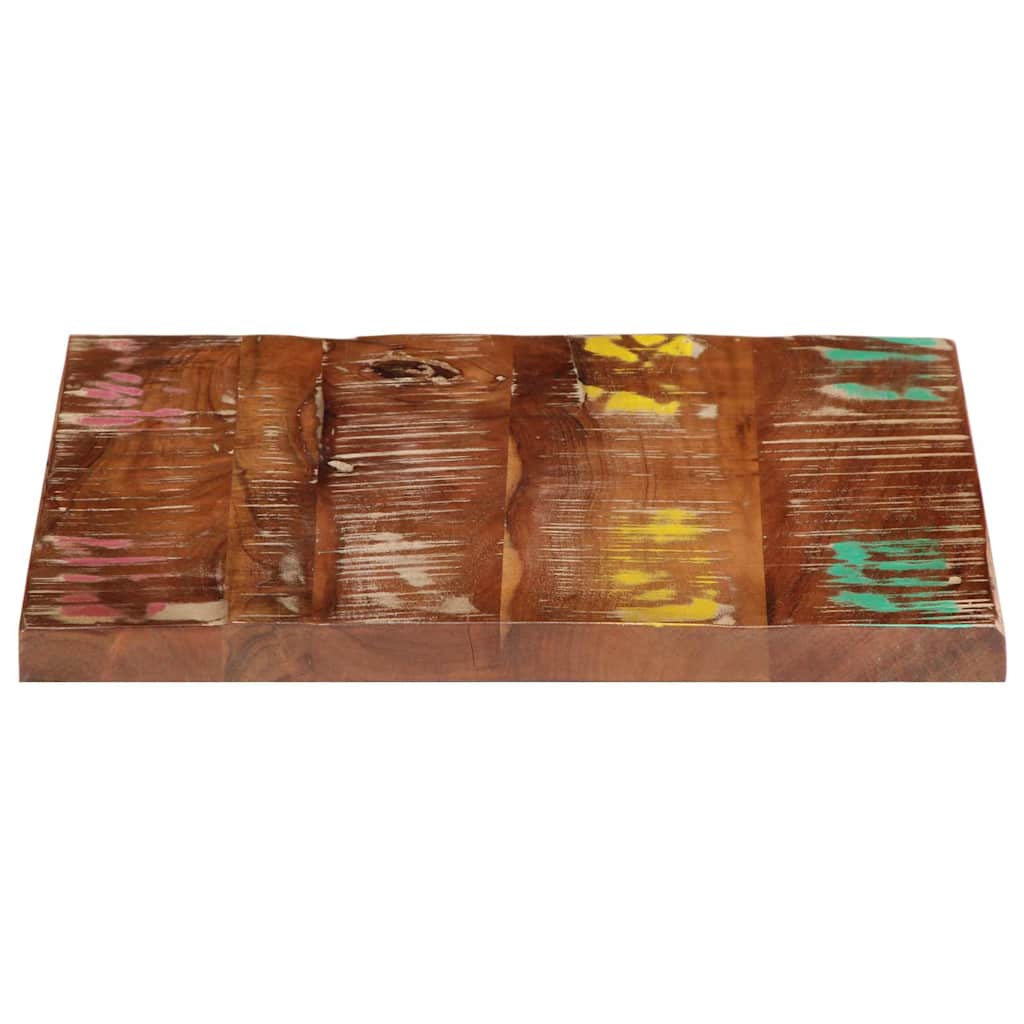 Stolna ploča 50x50x3,8 cm četvrtasta masivno obnovljeno drvo
