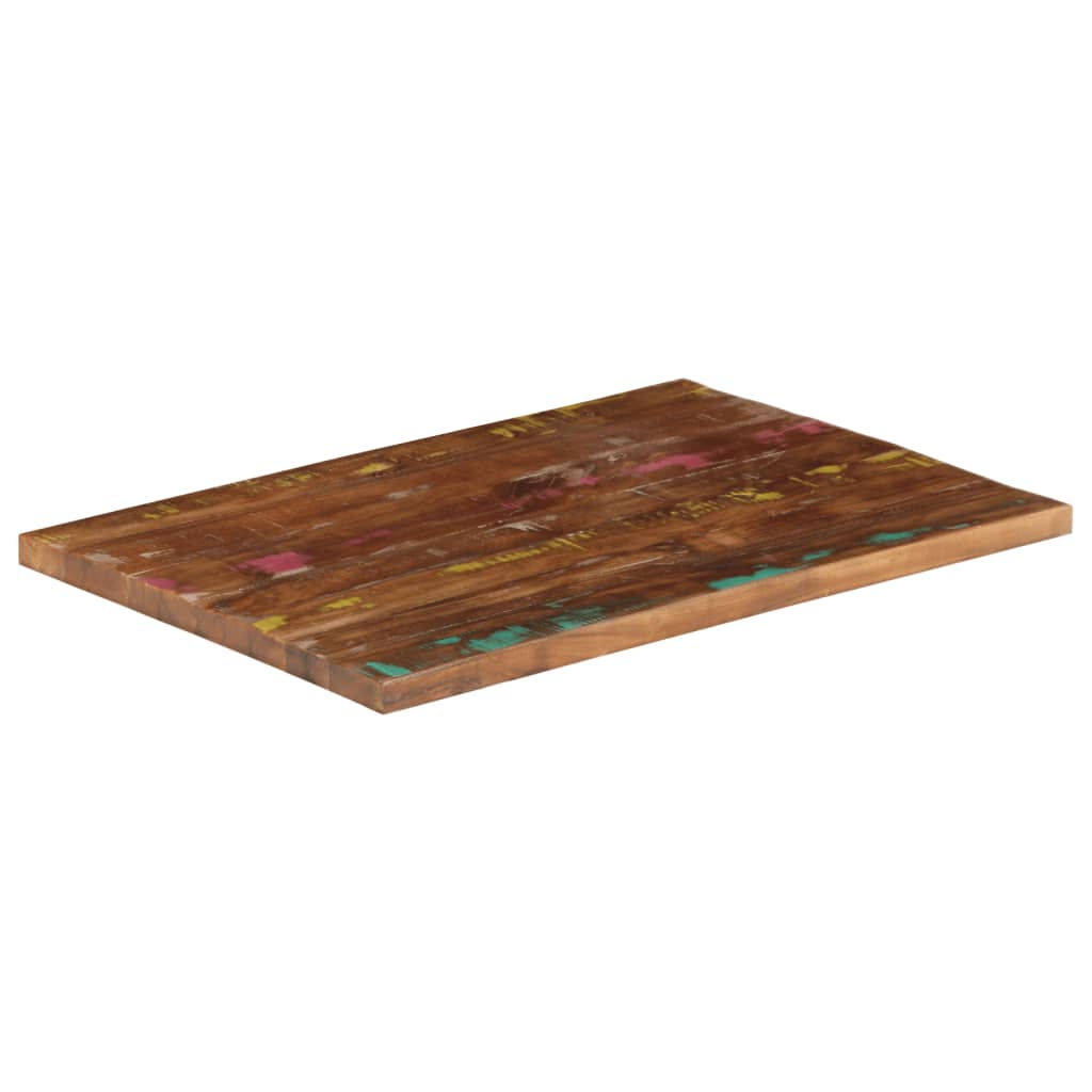 Stolna ploča 80x60x3,8 cm pravokutna masivno obnovljeno drvo