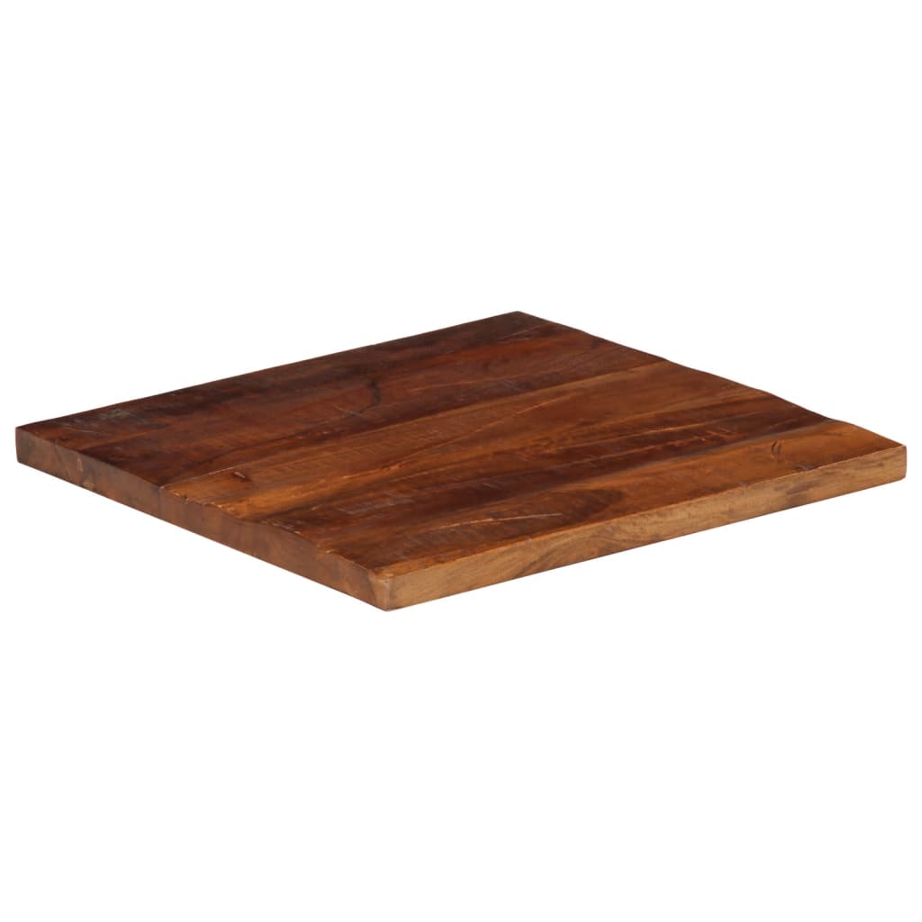 Stolna ploča 40x40x2,5 cm četvrtasta masivno obnovljeno drvo