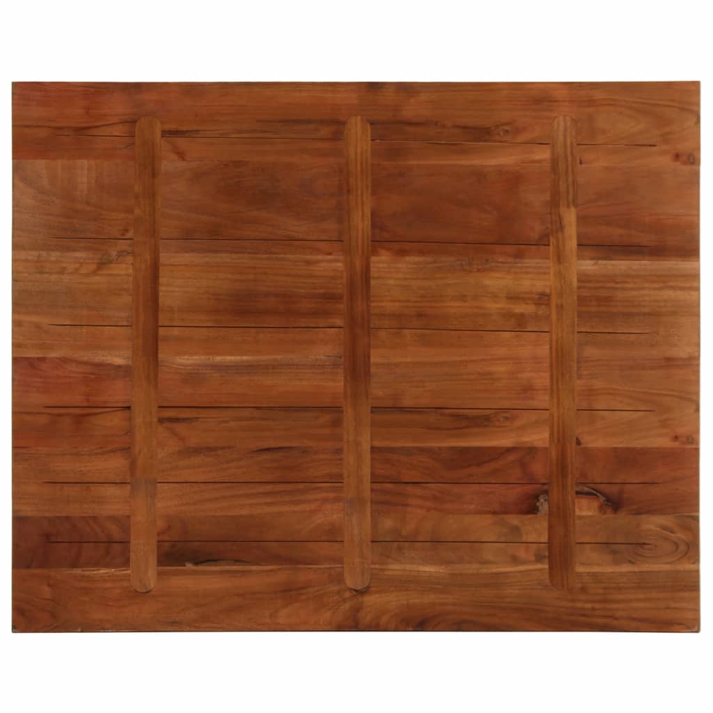 Stolna ploča 100x80x2,5 cm pravokutna masivno obnovljeno drvo