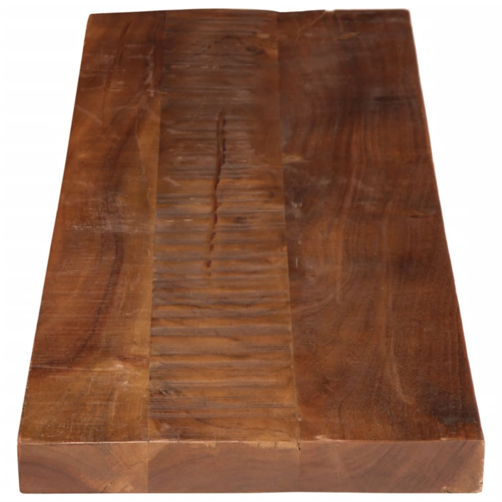 Ploča za stol 110x30x3,8 cm pravokutna masivno obnovljeno drvo