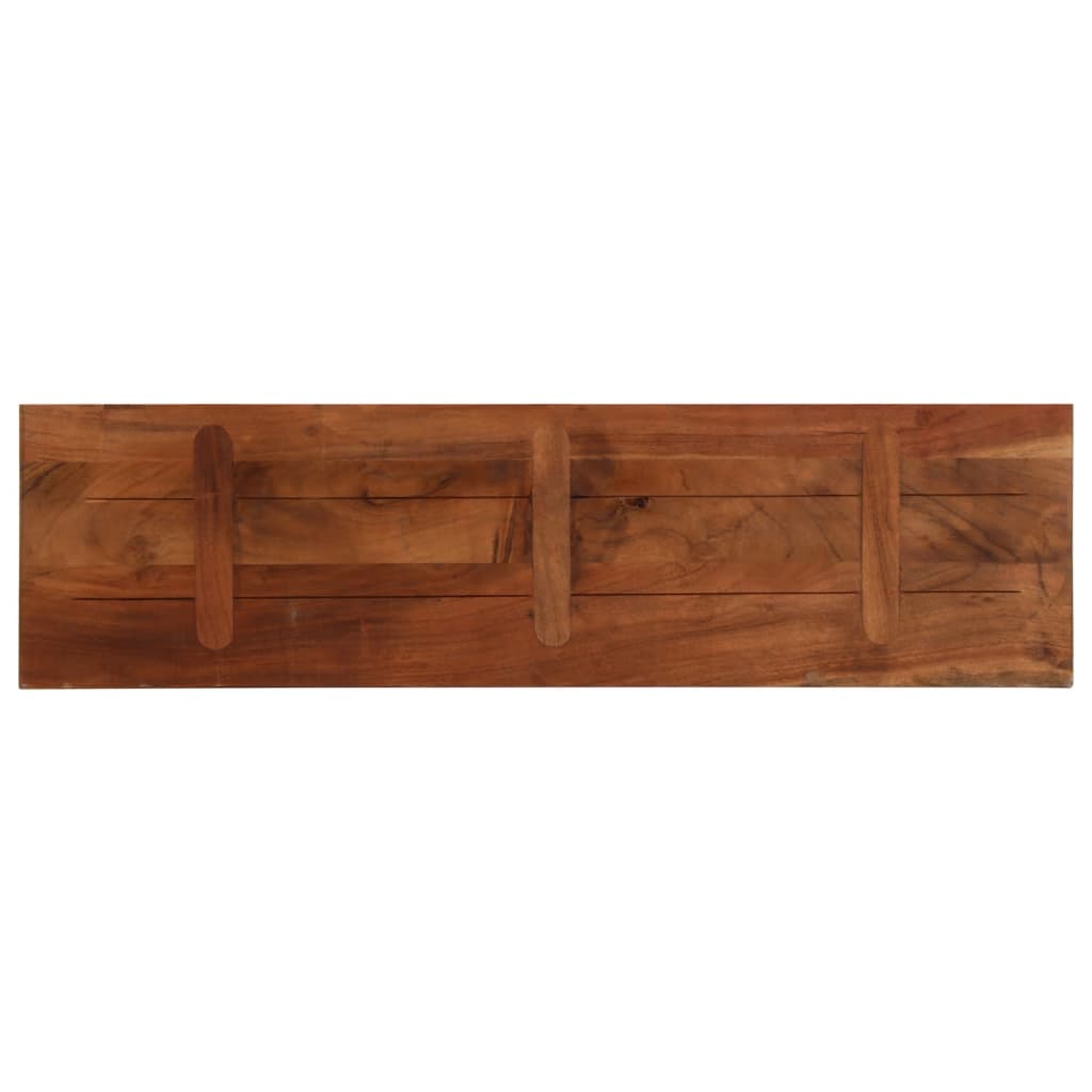Ploča za stol 110x30x3,8 cm pravokutna masivno obnovljeno drvo