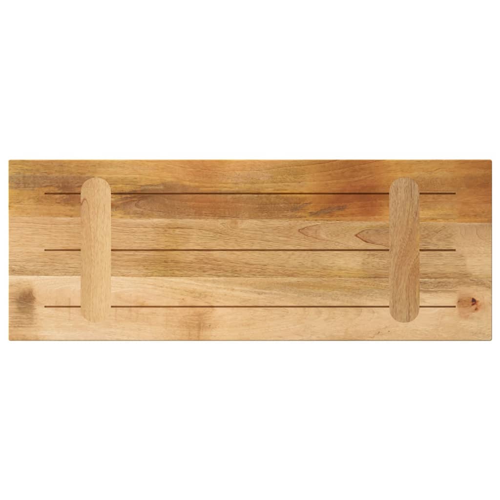 Stolna ploča 80x40x2,5 cm pravokutna masivno grubo drvo manga